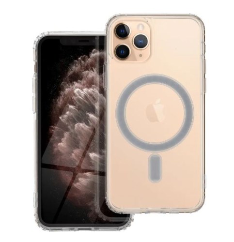 Capa Mag transparente compatível com MagSafe para iPhone 11 Pro